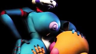 Futanari Five nights at Freddy's sucks everyone