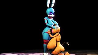 Futanari Five nights at Freddy's sucks everyone