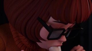 Velma Stumbled On Ghost Cock And Deep Sucked | Scooby Doo
