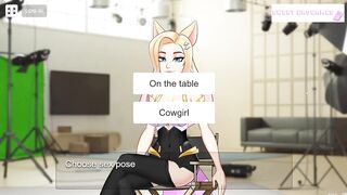 KDA Ahri does porn for the first time [Full Gallery hentai game] Kiss my camera. League of legends
