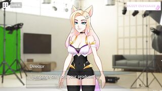 KDA Ahri does porn for the first time [Full Gallery hentai game] Kiss my camera. League of legends