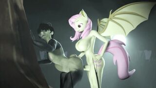 FLUTTERSHY TAPS THAT PANDA ASS! // FUTA FURRY SEX ANIMATION????????(@berryguild)