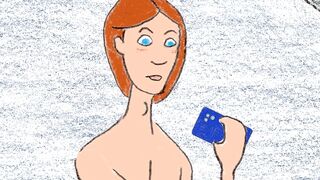 Hannah instructs Buck how to jack off