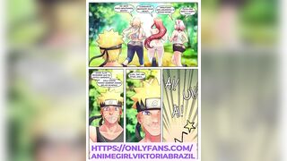 Naruto - Jutsu da pika ninja - um perfeito golpe ninja - NARUTOON 5 - ASMR em portugues - hentai
