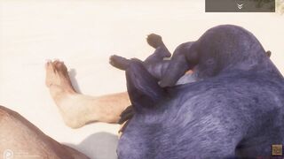 Wild Life / Furry first person Paw Fucking