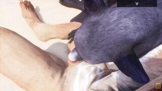 Wild Life / Furry first person Paw Fucking