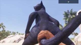 Wild Life / Furry first person Paw Fucking