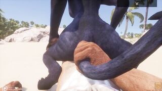 Wild Life / Furry first person Paw Fucking