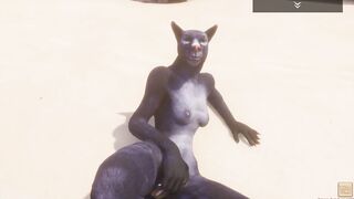 Wild Life / Furry first person Paw Fucking