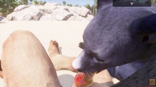Wild Life / Furry first person Paw Fucking