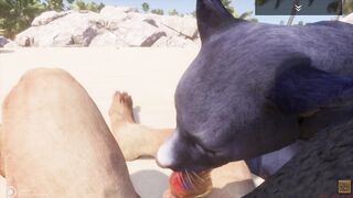 Wild Life / Furry first person Paw Fucking