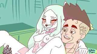 Rebecca from Cyberpunk adult parody animation