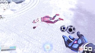 Kiriko ragdoll ryona - default outfit Overwatch 2