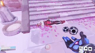 Kiriko ragdoll ryona - default outfit Overwatch 2