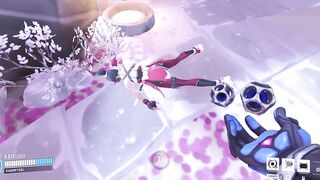 Kiriko ragdoll ryona - default outfit Overwatch 2