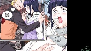 Naruto e Hinata primeiro sexo - Manga Hentai