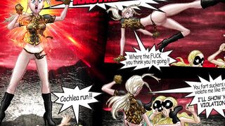 GYM SLIP + BINARY MOON "In Loving Memory of Cochlea & Eustachia" 汚れた洗濯物