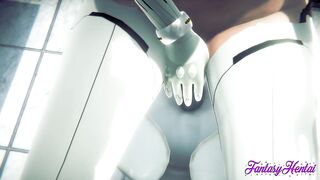 Evangelion Hentai - Rei Ayanami Pee in a Toilet