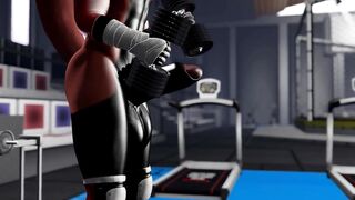 Public Gym Fuck Red Panda Cumflation Breeding - Second Life Yiff
