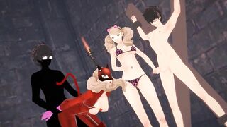 Ann Takamaki in Trouble Persona 5 3D hentai
