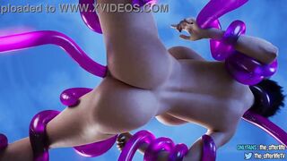 3D Hentai Bayonetta Tentacle Gangbang