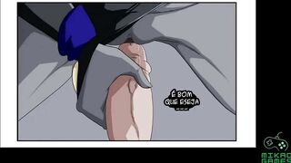 Arlequina faz boquete no Batman e Fode com Robin
