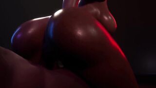Passionate hentai 18+ with a beauty in the wild 3D