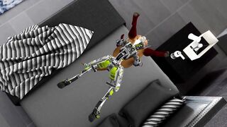 Otter Babe Orders Fuck Robot and gets Fucked Silly - Second Life Yiff