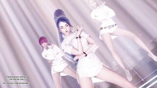 MMD Momoland - Baam Ahri Kaisa Evelynn Sexy Kpop Dance League of Legends KDA