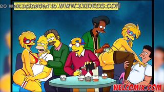 Night in the whorehouse! A VERY CRAZY NIGHT - The Simptoons