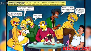 Night in the whorehouse! A VERY CRAZY NIGHT - The Simptoons