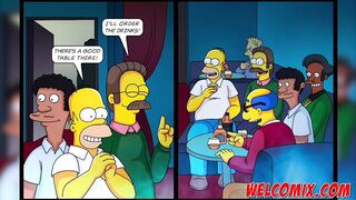 Night in the whorehouse! A VERY CRAZY NIGHT - The Simptoons