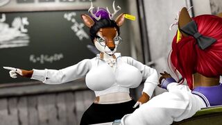 Good Girl Ott Herself in Detention - Second Life Yiff