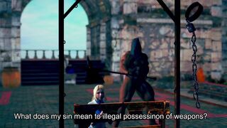 casstle robbed by succubus - 3d animation