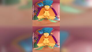 The Simpsons - Marge missionary pounding POV