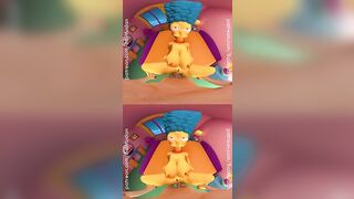 The Simpsons - Marge missionary pounding POV