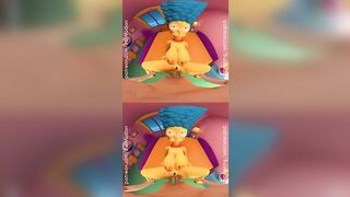 The Simpsons - Marge missionary pounding POV