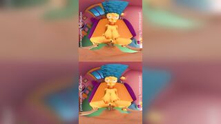 The Simpsons - Marge missionary pounding POV