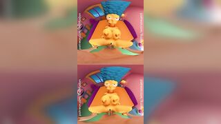 The Simpsons - Marge missionary pounding POV