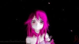 MMD R18 nude  Pink Yamakaze Shake it 105