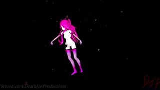 MMD R18 nude  Pink Yamakaze Shake it 105