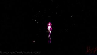 MMD R18 nude  Pink Yamakaze Shake it 105
