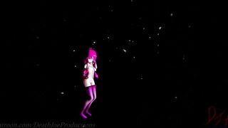 MMD R18 nude  Pink Yamakaze Shake it 105