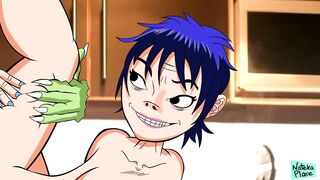 Gorillaz xxx Porn Parody - Noodle and Murdoc