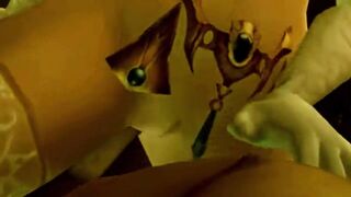 PRINCESS ZELDA RIDING HARD COCK!!