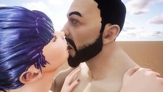 Slim girls make love in the wild 18+