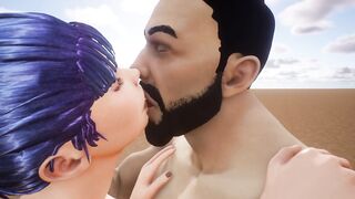 Slim girls make love in the wild 18+