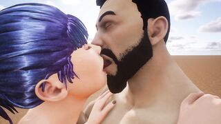 Slim girls make love in the wild 18+