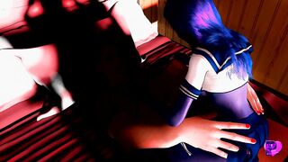 Tracer and Widowmaker the College Feast (Growth Animation)