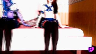Tracer and Widowmaker the College Feast (Growth Animation)